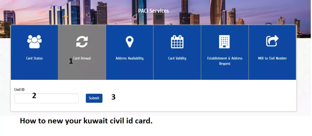 Kuwait Civil ID Renewal