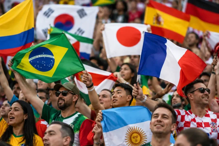 FIFA World Cup 2026: Complete Guide to Teams 2 Football fans holding national flags at FIFA World Cup 2026